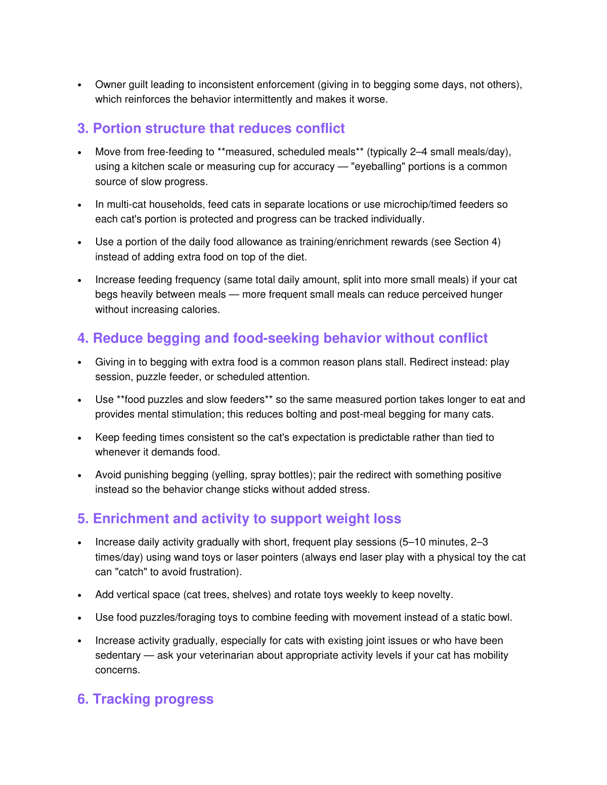 Cat Weight Loss Without the Fight preview page 3