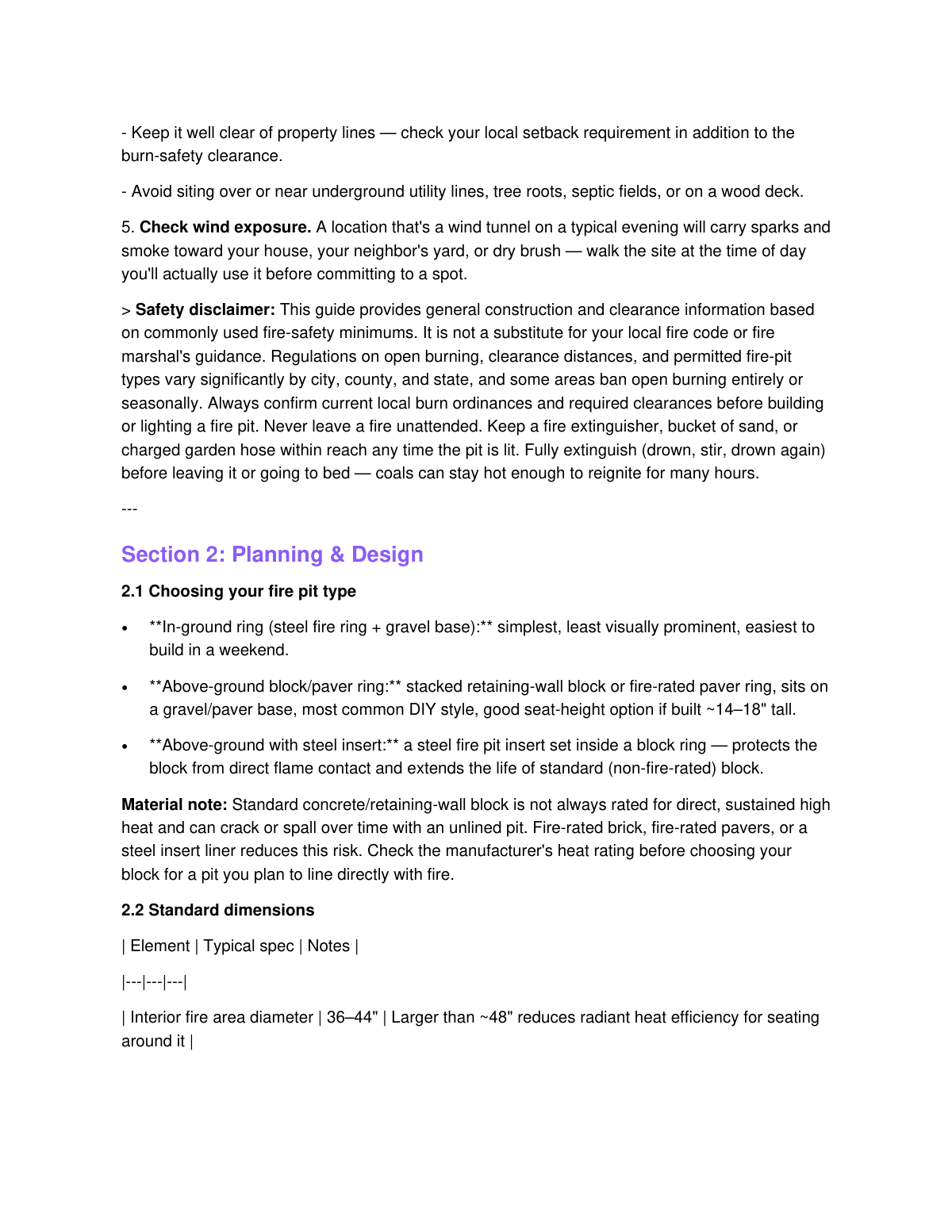 Fire Pit & Outdoor Living Plans preview page 3