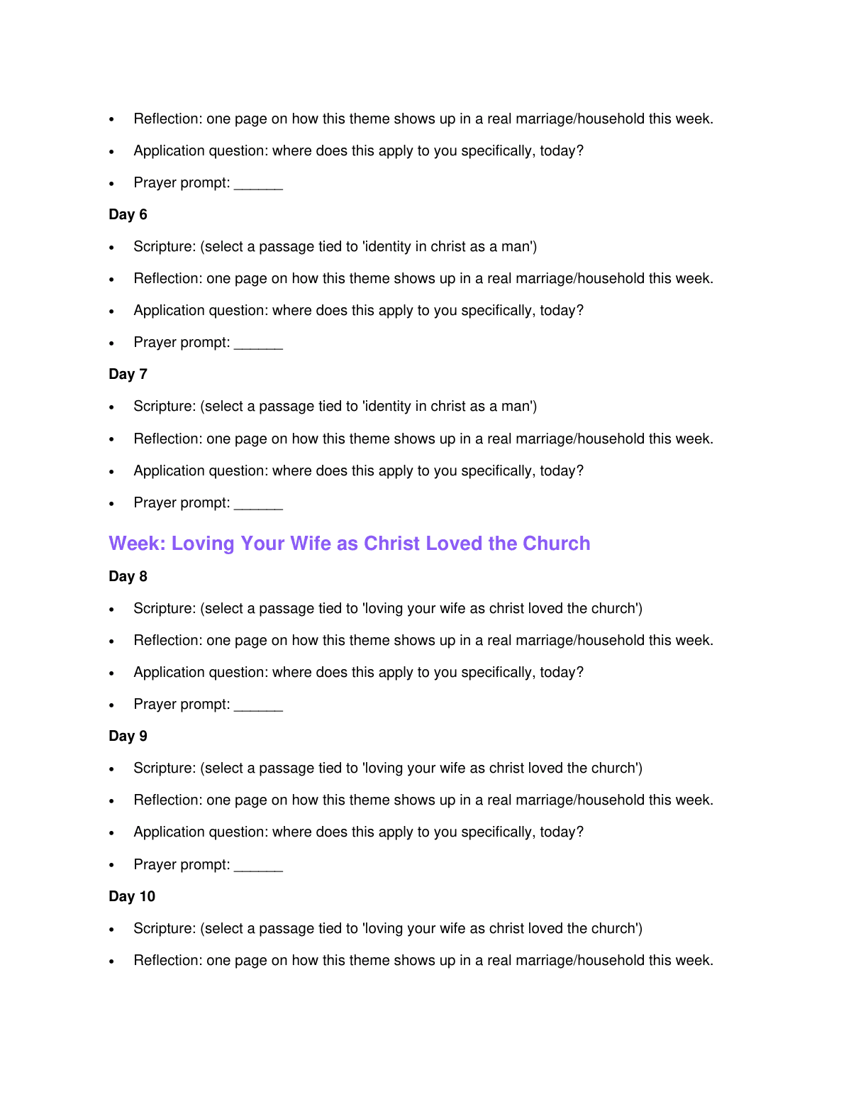 Iron Sharpens Iron: A 30-Day Devotional for the Christian Husband preview page 3