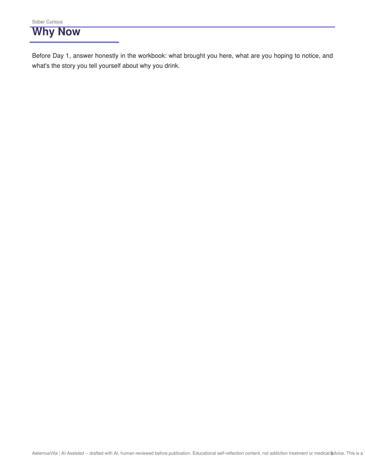 Sober Curious: A 90-Day Journal for Mindful Drinking preview page 5