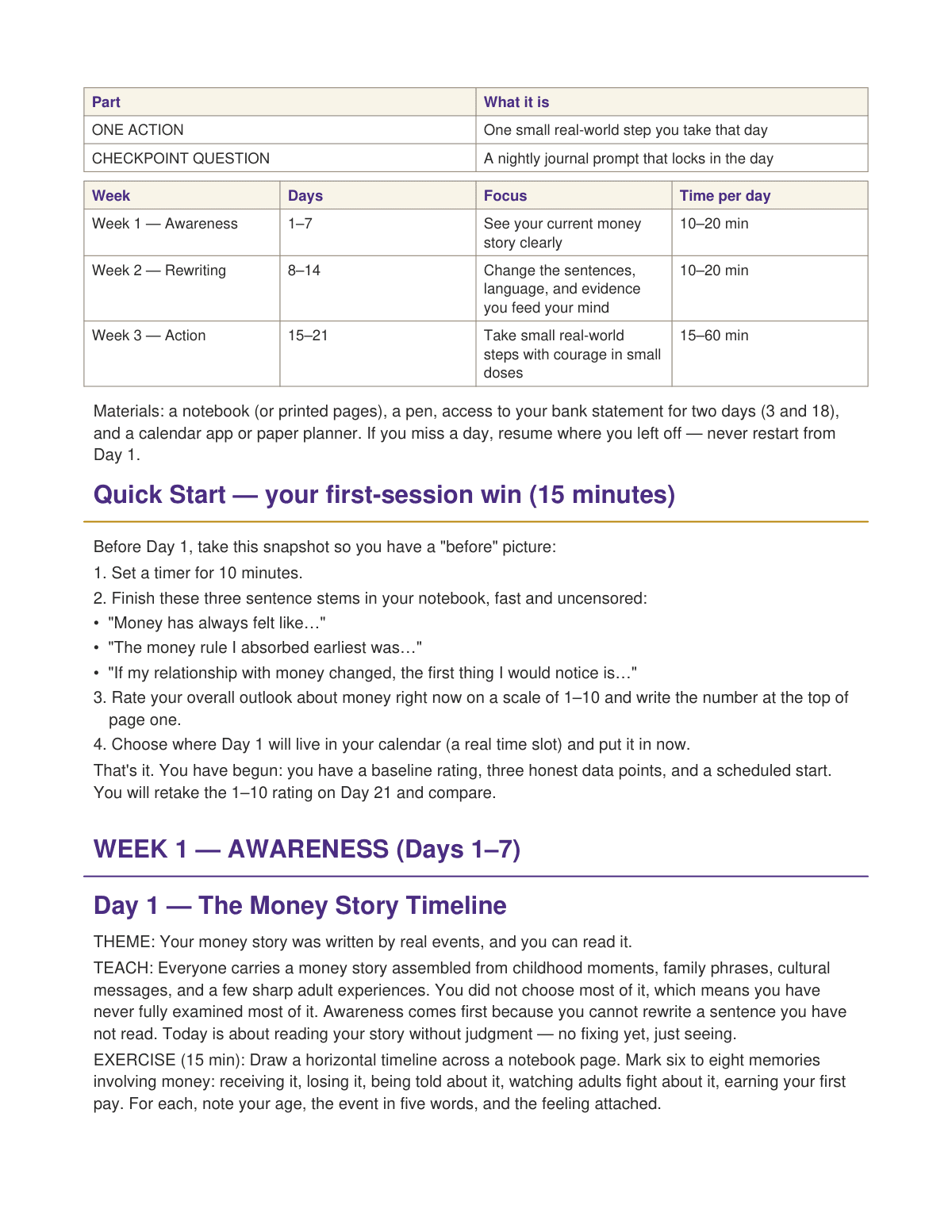 The 21-Day Abundance Challenge preview page 2