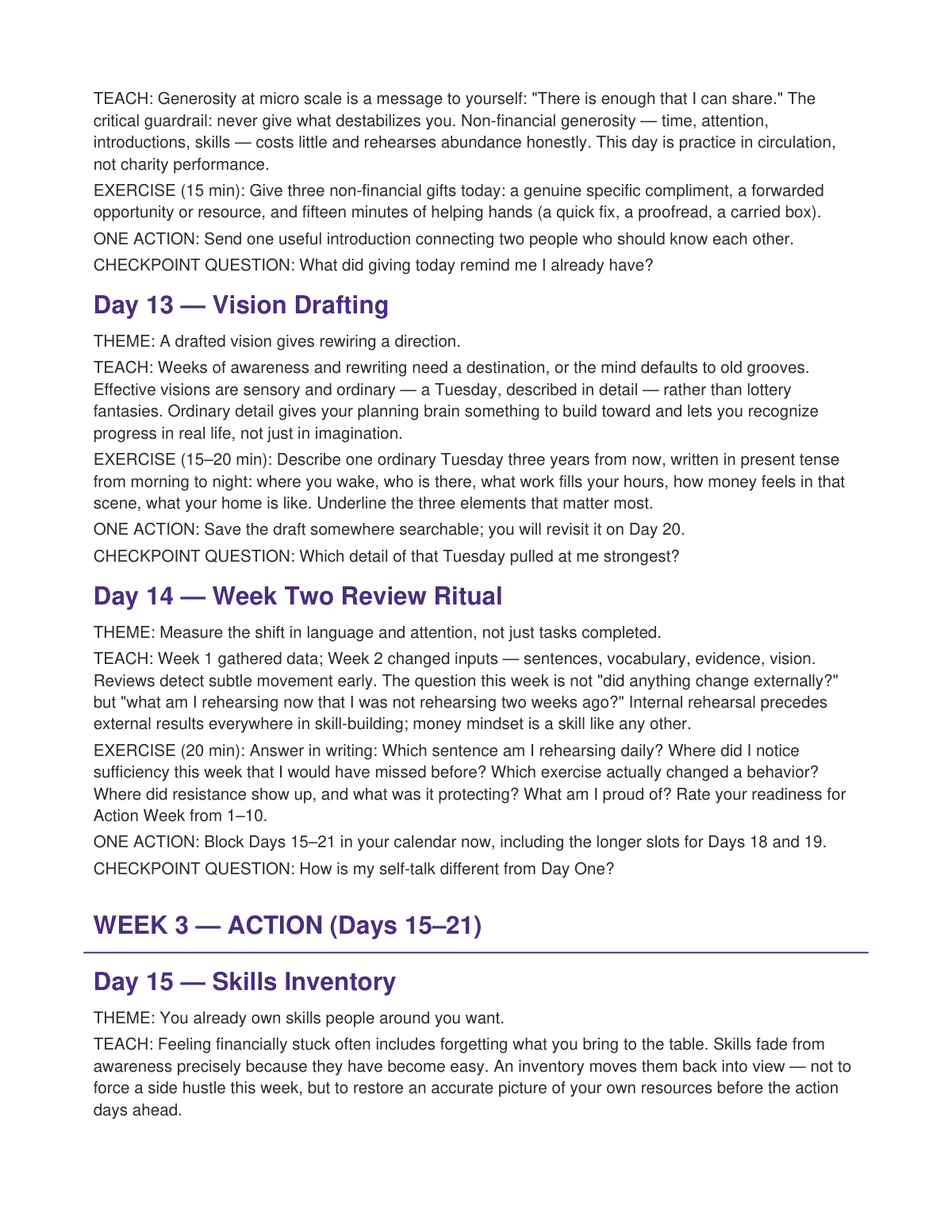 The 21-Day Abundance Challenge preview page 6
