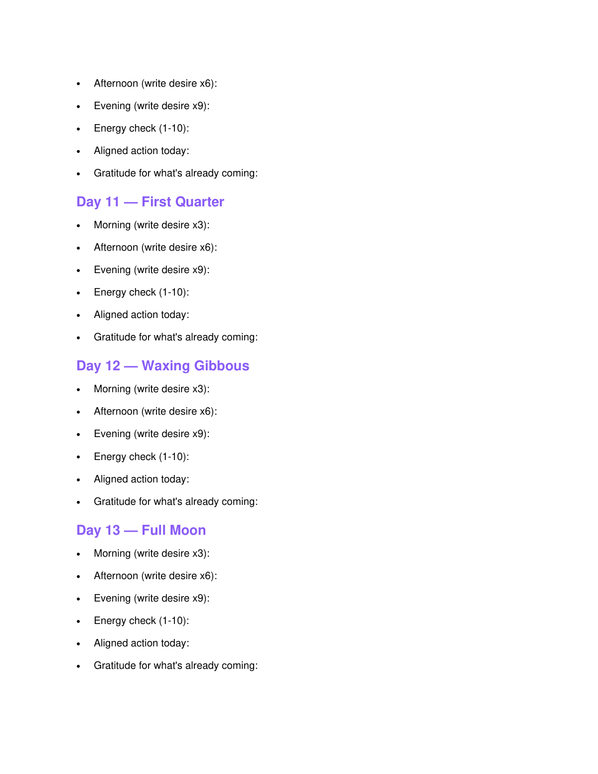 The 369 Manifestation Journal: 33 Days to Your Desire preview page 5