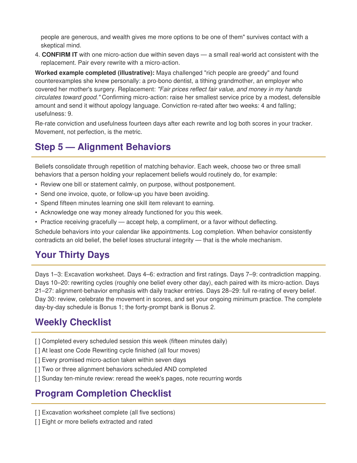 The Abundance Alignment Code preview page 4