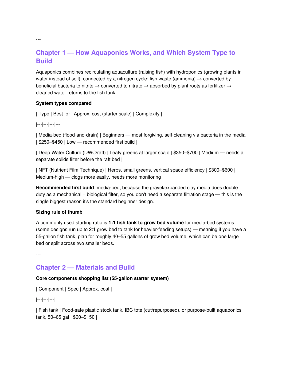 The Backyard Aquaponics Blueprint preview page 3