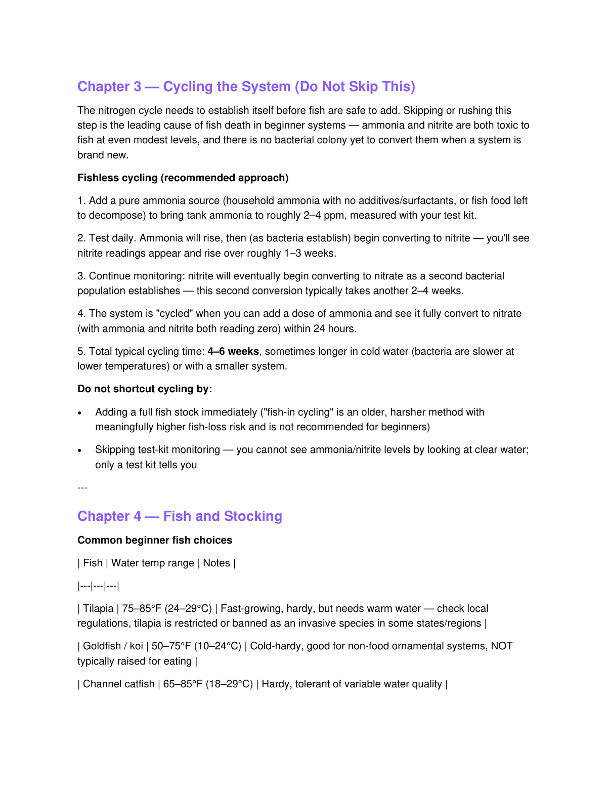 The Backyard Aquaponics Blueprint preview page 5