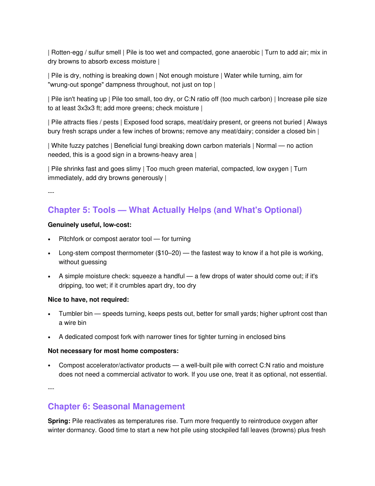 The Composting Mastery System preview page 5