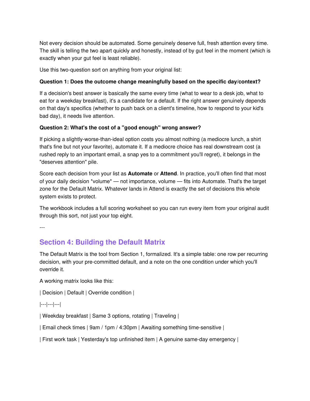 The Decision Fatigue Reset preview page 5