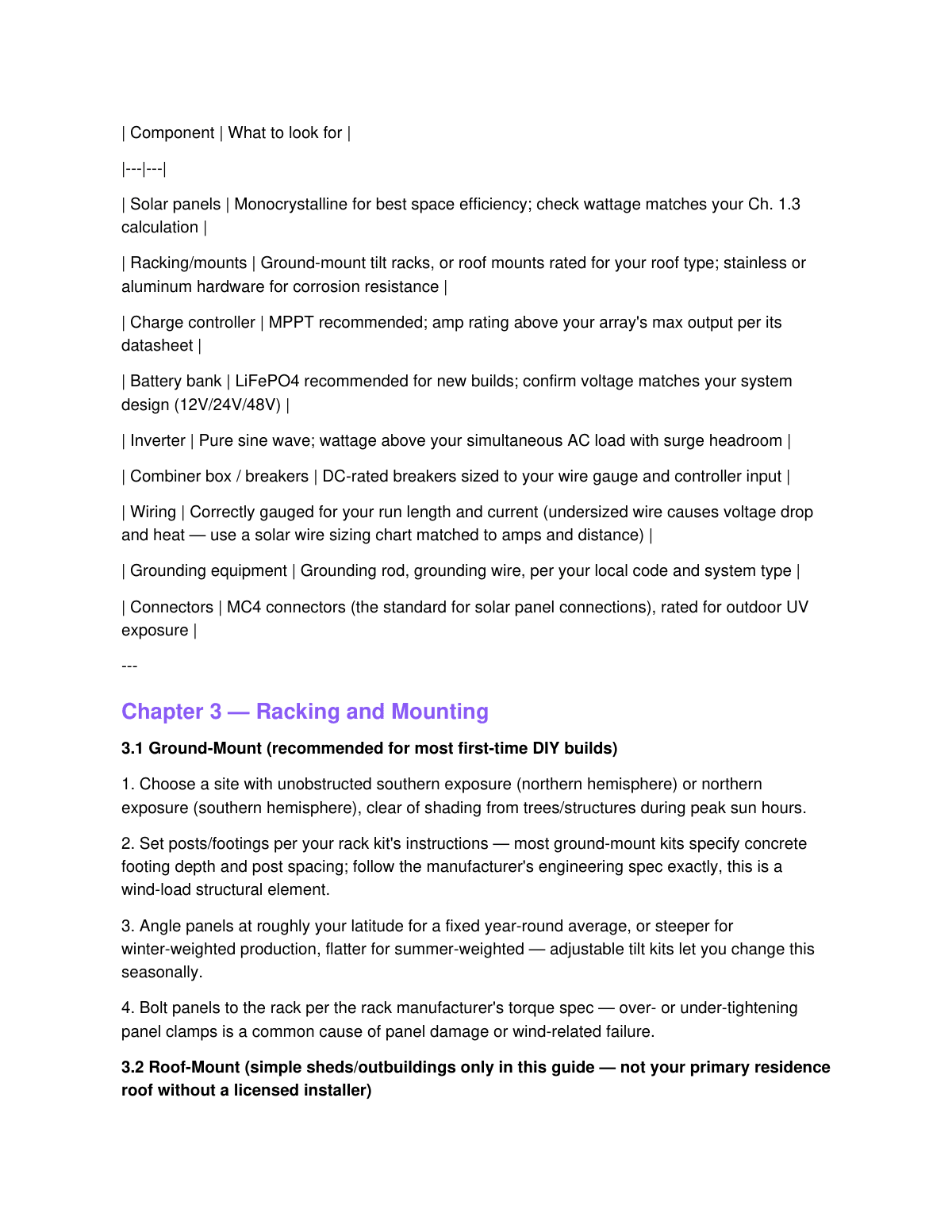 The DIY Solar Panel Installation Guide preview page 5