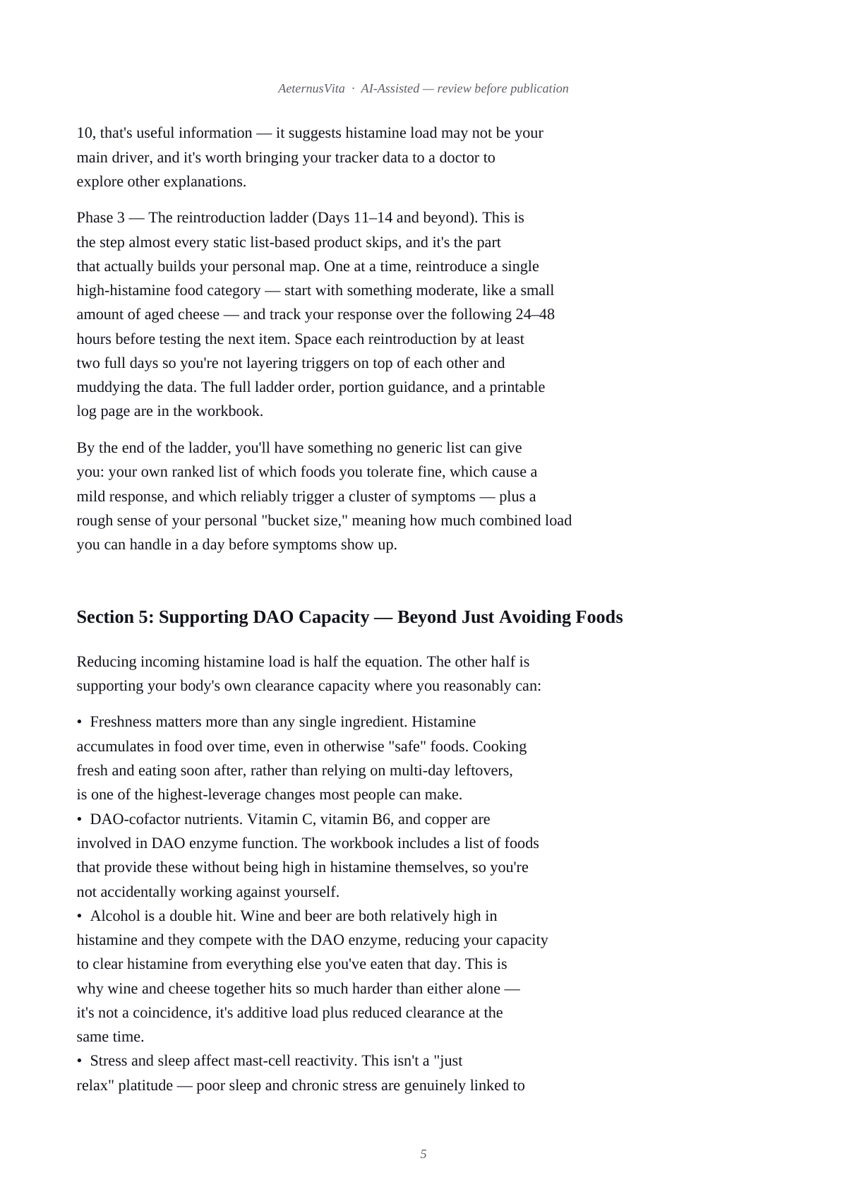 The Histamine Trigger Map preview page 5
