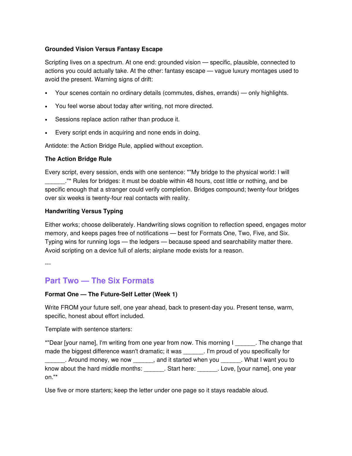 The Manifestation Scripting System preview page 4
