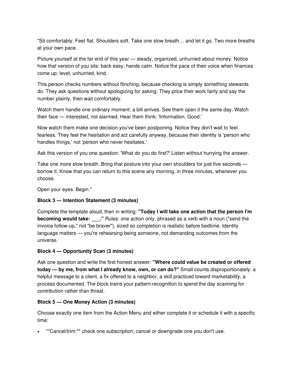The Money Magnet Morning Ritual preview page 4