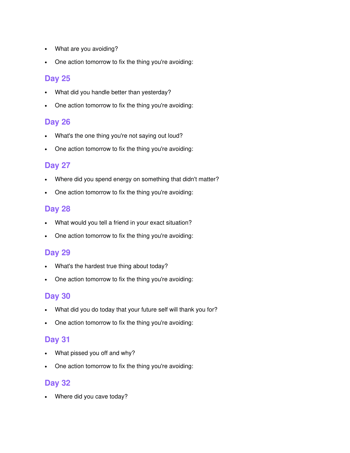 The Operator's Journal (Mental Health for Men Who Don't Journal) preview page 5
