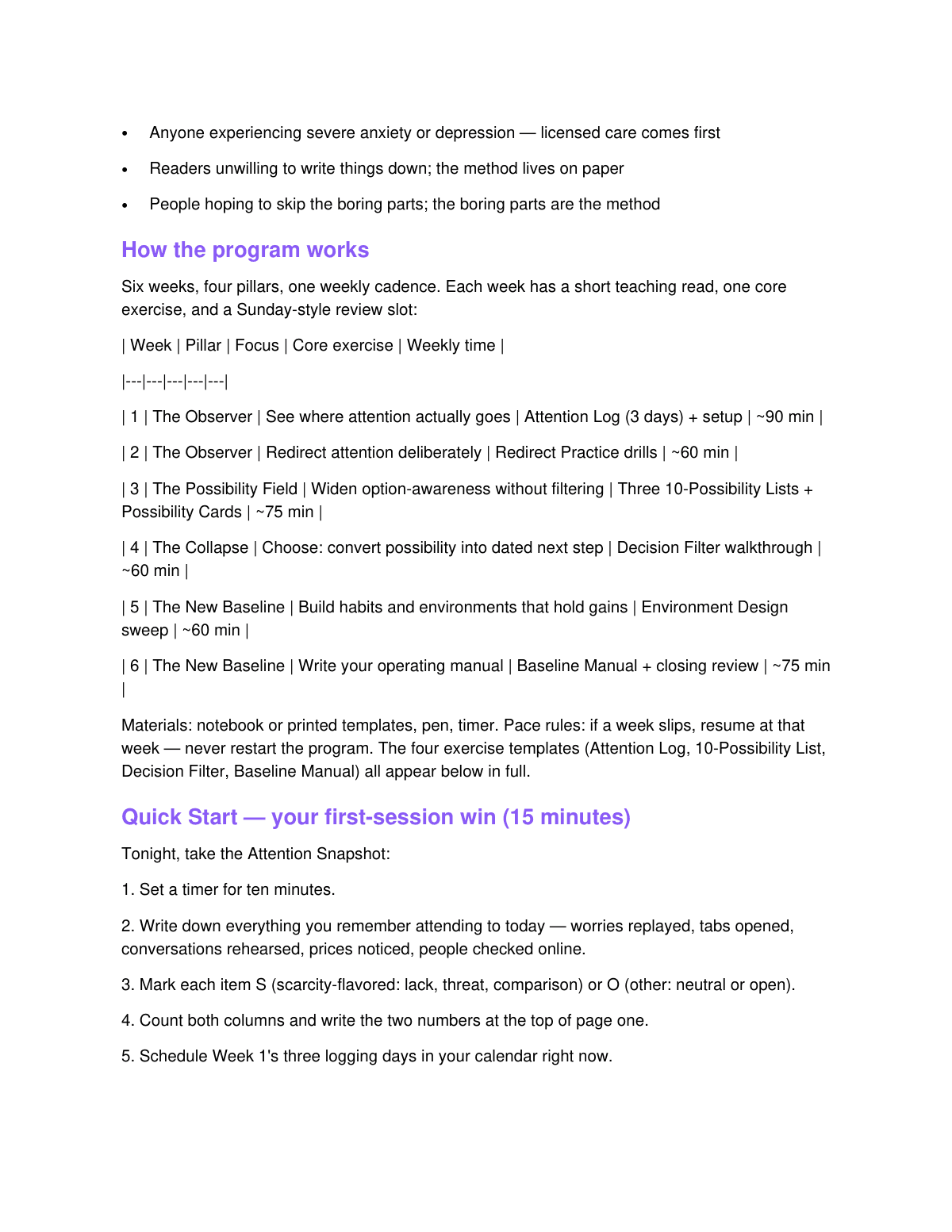 The Quantum Manifestation Method preview page 3