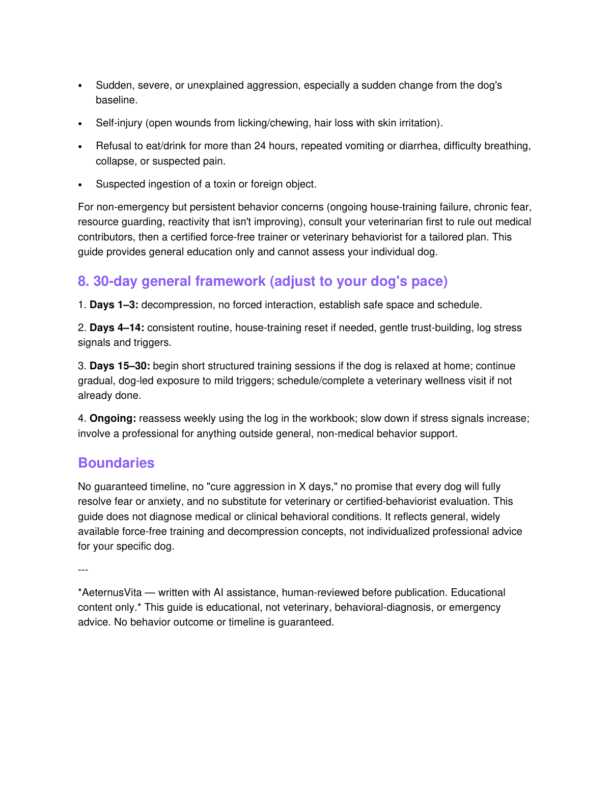 The Rescue Dog Rehabilitation Guide preview page 5