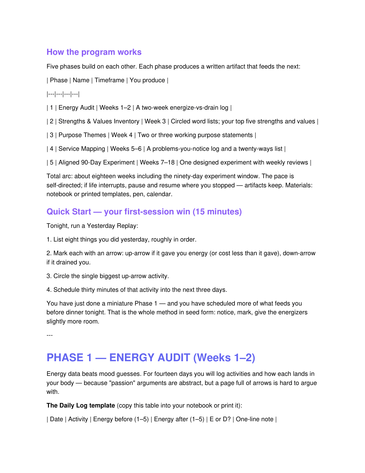 The Soul Purpose Prosperity Path preview page 3