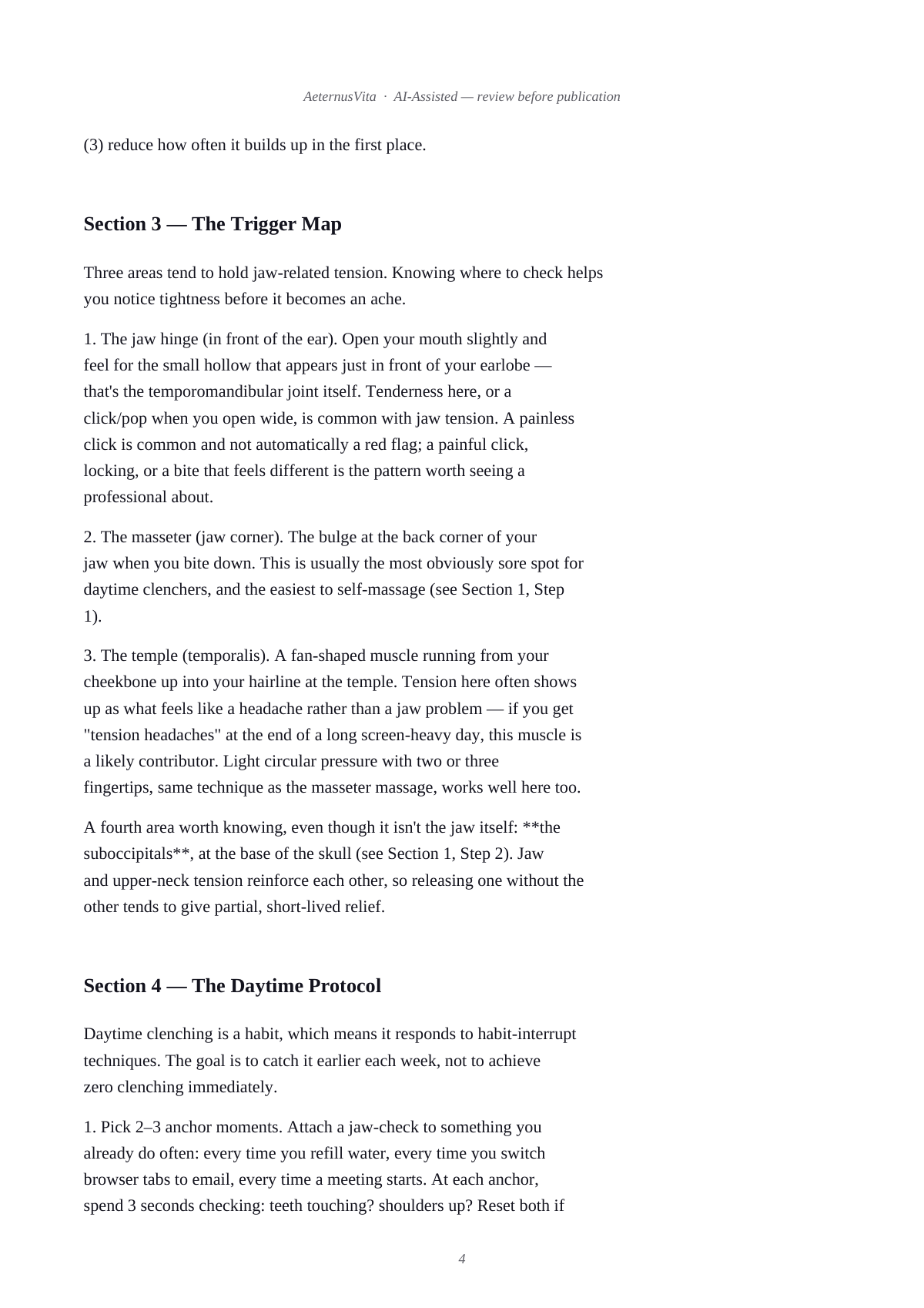 Unclench: The Jaw Tension Relief Protocol preview page 4