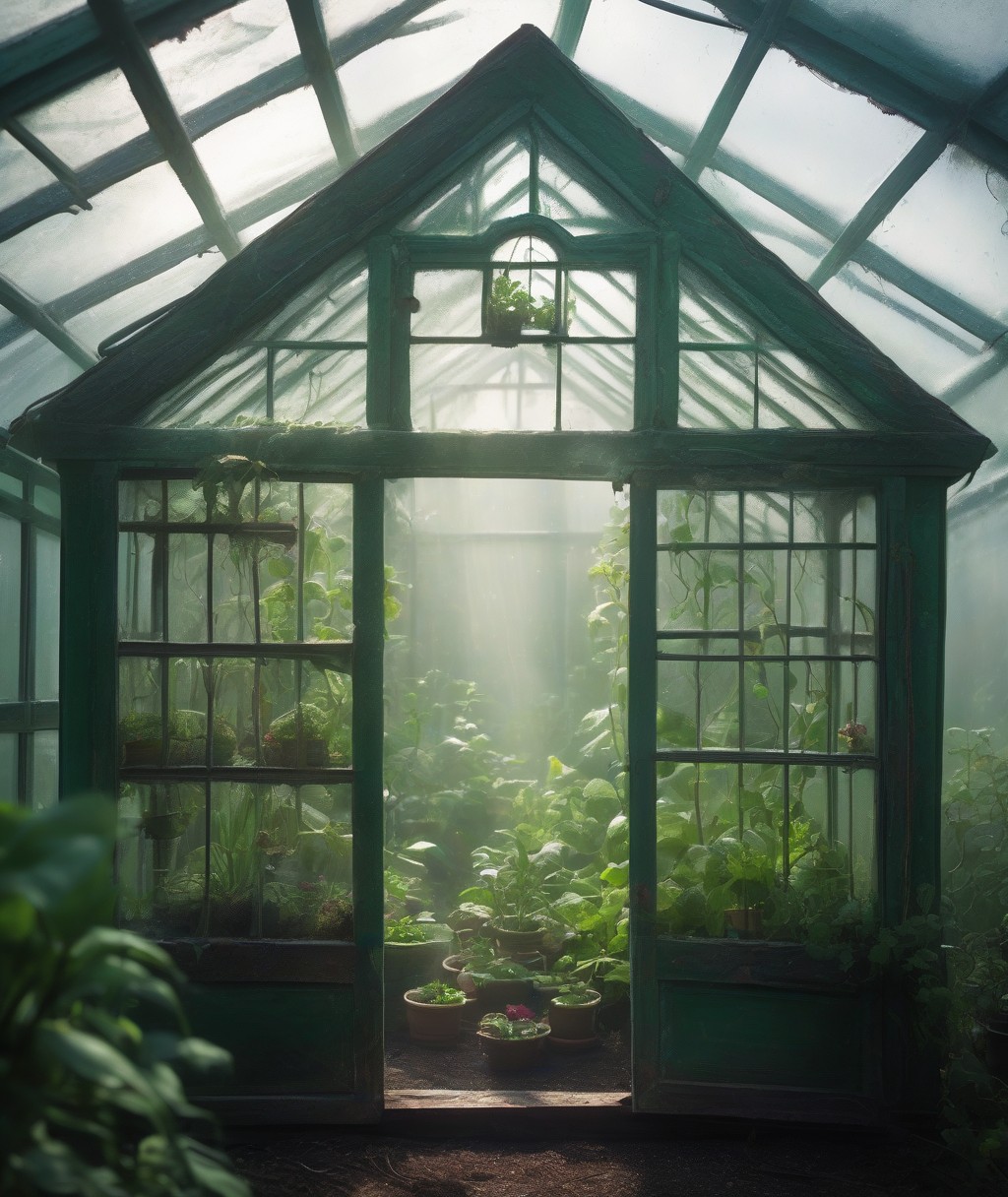 Tiny Greenhouse Plans cover